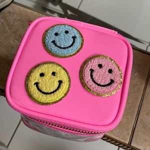 NWT Stoney Clover Lane mini open top pouch - bubble gum